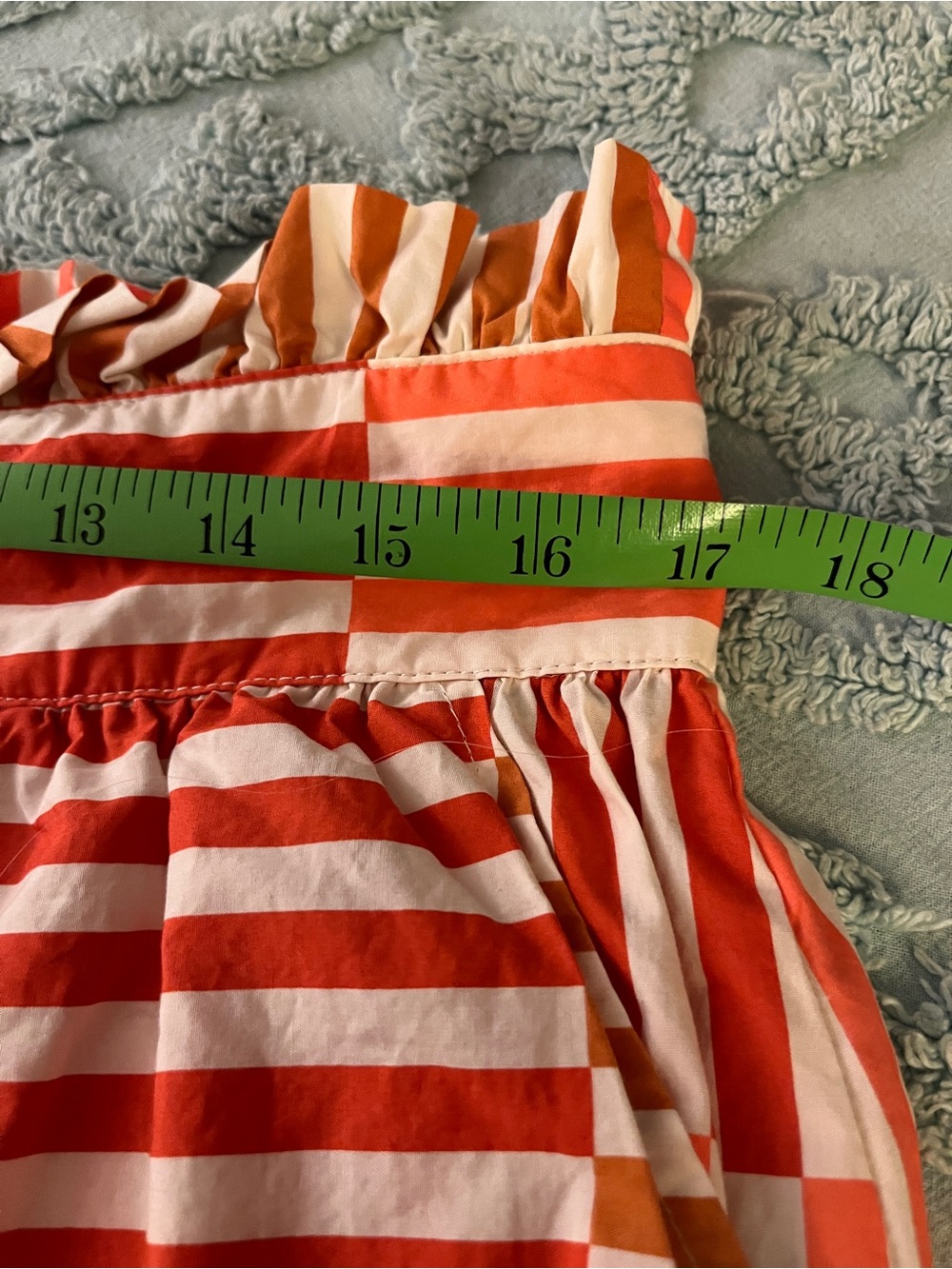 100% Cotton Bold Striped Midi Skirt - Picture 4 of 7